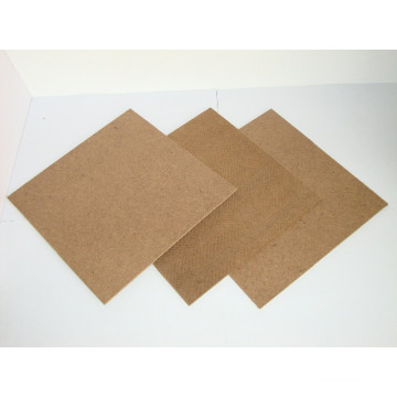 dark brown hardboard 4x8 with smooth surface and rough back